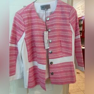 New w tags cotton linen jacket by worth